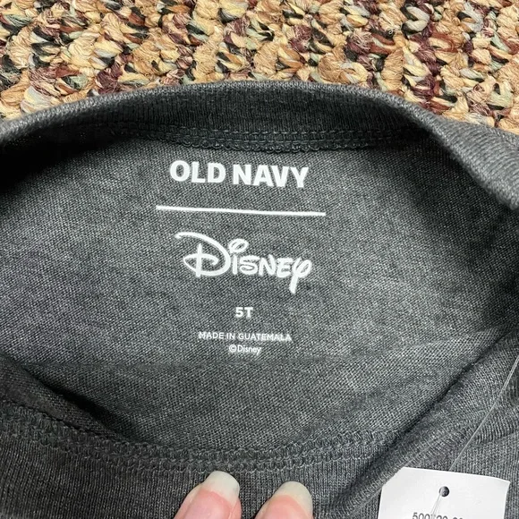 Old Navy Mickey Mouse Gray T-Shirt, Unisex 5T - Picture 3 of 5